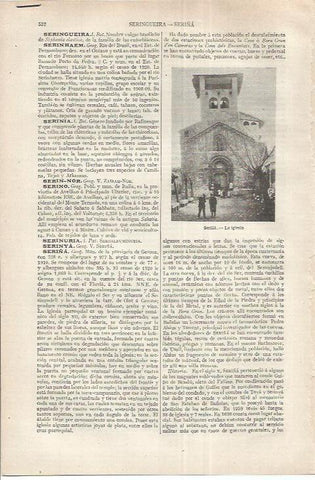 LAMINA ESPASA 37184: Iglesia de Serinya, Girona