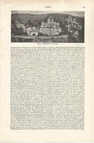 LAMINA ESPASA 37175: Monasterio de Ravanitza, Serbia