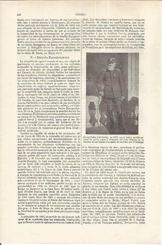 LAMINA ESPASA 37173: El rey Pedro I de Serbia en 1917