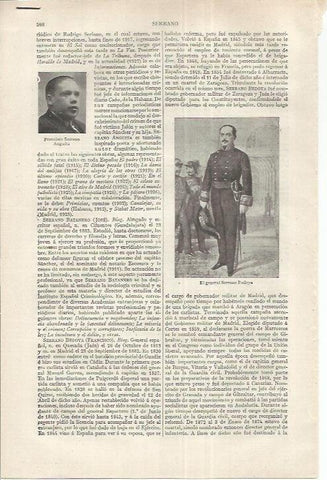 LAMINA ESPASA 37199: El general Serrano Fedoya