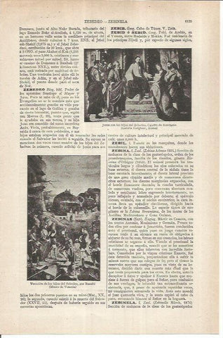 LAMINA ESPASA 37004: Jesus con los hijos del Zebedeo, por Bonifacio