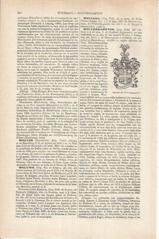 LAMINA ESPASA 36835: Escudo de Wolverhampton, Inglaterra