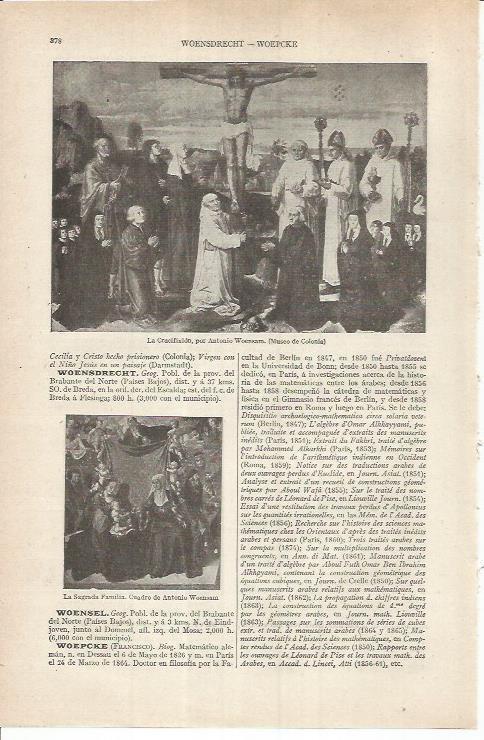 LAMINA ESPASA 36827: La Crucifixion, por A, Woensam