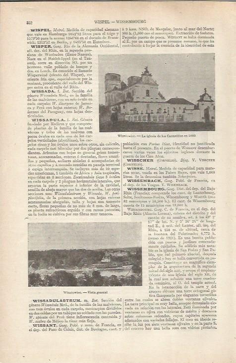 LAMINA ESPASA 36821: Iglesia de los Carmelitas en Wisniowiec, Polonia