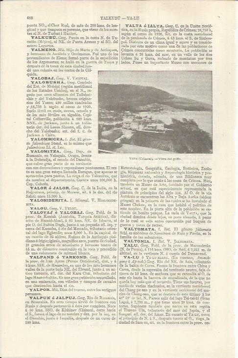 LAMINA ESPASA 36867: Golfo de Yalta, Crimea