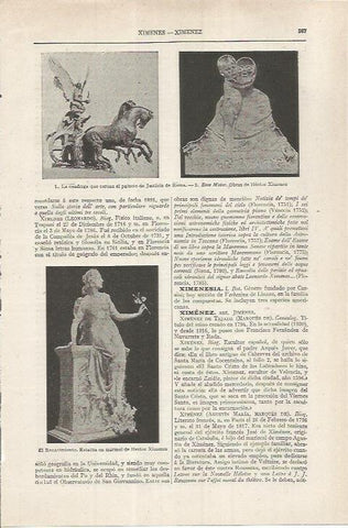 LAMINA ESPASA 36858: Esculturas de Hector Ximenes