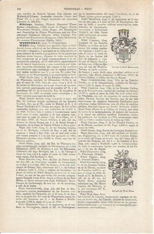 LAMINA ESPASA 36769: Escudo de West Bromwich y de West Ham