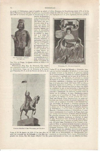 LAMINA ESPASA 36761: San Wenceslao