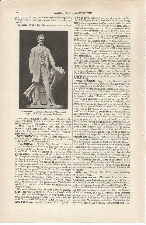 LAMINA ESPASA 36752: Monumento a Lincoln