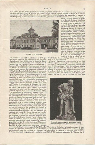 LAMINA ESPASA 36751: El Belvedere en Weimar