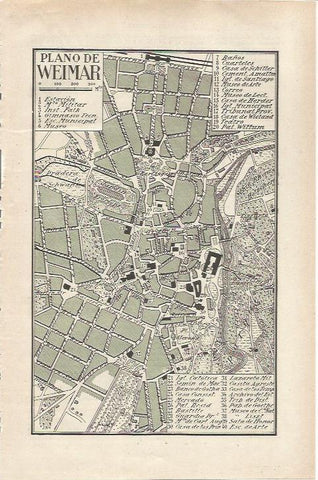 LAMINA ESPASA 36750: Plano de Weimar