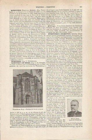 LAMINA ESPASA 36806: Iglesia de Wimpfen am Berg, Alemania