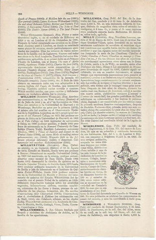 LAMINA ESPASA 36804: Escudo de Wimblendon, Inglaterra