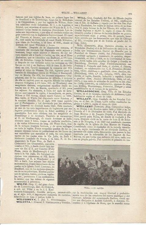 LAMINA ESPASA 36803: Castillo de Wiltz, Luxemburgo