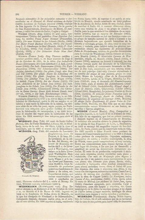 LAMINA ESPASA 36785: Escudo de Widnes, Inglaterra