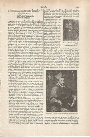 LAMINA ESPASA 36968: El cardenal Antonio Zapata