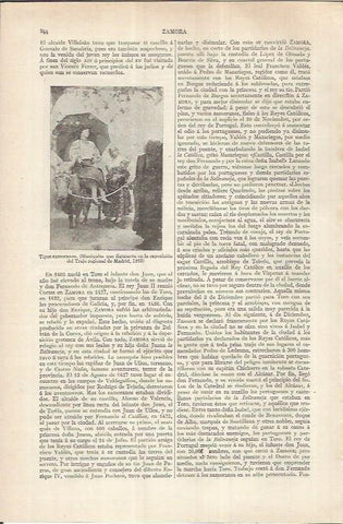 LAMINA ESPASA 36952: Maniquies con el traje regional de Zamora