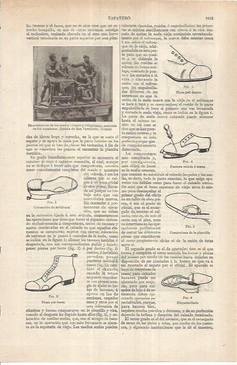 LAMINA ESPASA 36971: Piezas de zapatos