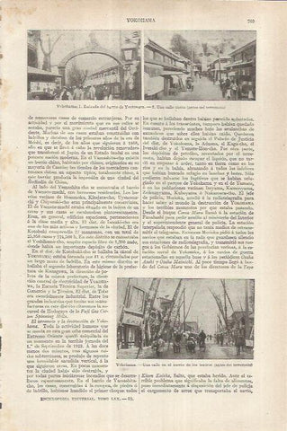 LAMINA ESPASA 36901: Calles de Yokohama, Japon