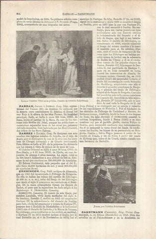 LAMINA ESPASA 36935: Leonor Cristina Ulfer en la prision, por C. Zahrtmann