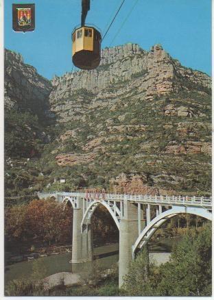 Postal E02001: Aéreo de Montserrat, Barcelona