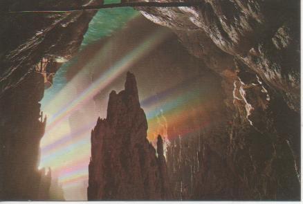 Postal E02348: Gruta de la Cola de Caballo, Monasterio de Piedra, Zaragoza
