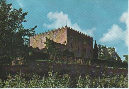 Postal E02330: Castillo de Montesquiu,Ososna,  Barcelona