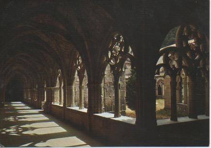 Postal E02384: Claustro Monasterio de Iranzu, Navarra