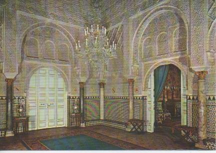 Postal E02376: Sala de audiencias, Reales Alcazares de Sevilla
