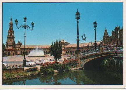 Postal E02371: Plaza España, Sevilla
