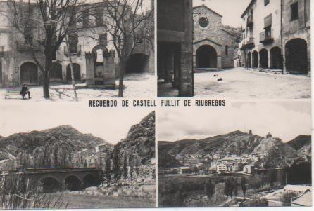 Postal E02324: Imágenes de Castell Fullit de Riubregos, Barcelona