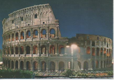 Postal E02284: Colosseo,Roma, Italia