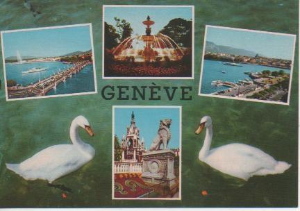 Postal E02281: Imágenes de Ginebra,Suiza