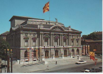 Postal E02274: Le Grand Théâtre, Ginebra, Suiza
