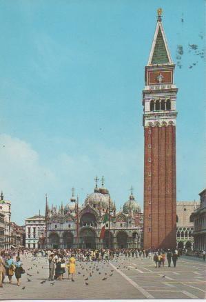 Postal E02291: Piazza S. Marcos, Venezia, Italia