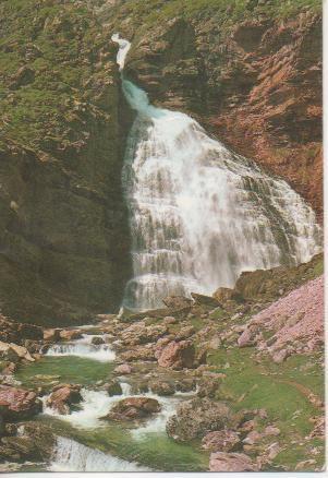 Postal E02476: cascada Cola de Caballo, Ordesa, Huesca