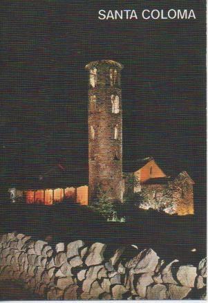 Postal E02485: Campanari Rmanic, Santa Coloma, Valls d'Andorra