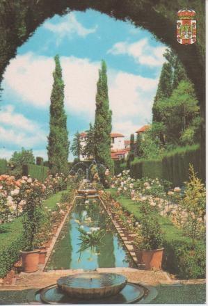 Postal E02467: Generalife, Granada