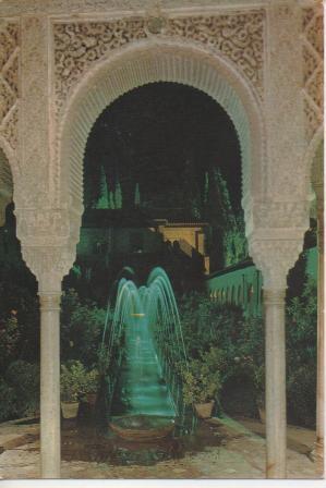 Postal E02466: Jardines del Generalife,Granada