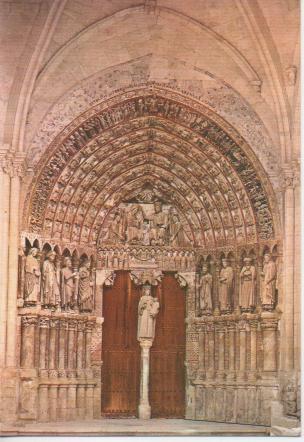 Postal E02470: Colegiata, Pórtico de la Majestad, Toto, Zamora