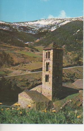 Postal E02486: Esglesia romanica de Pal, Valls d'Andorra