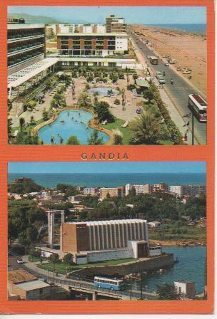 Postal E02516: Gandía, Valencia