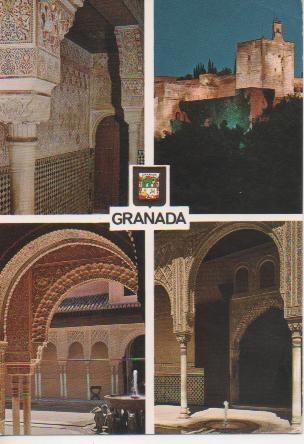 Postal E02511: Imágenes de la alhambra, Granada