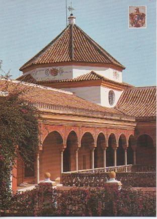 Postal E02492: Torreón, Casa DePilatos, Sevilla