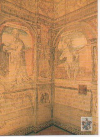 Postal E02491: Frescos, Casa de Pilatos,Sevilla