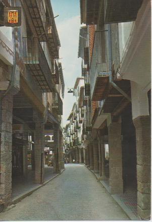 Postal E02420: Calle de Blasco De Alagón, Morella, Castellón