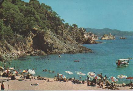 Postal E02397: Playa de San Francisco, Blanes, Girona