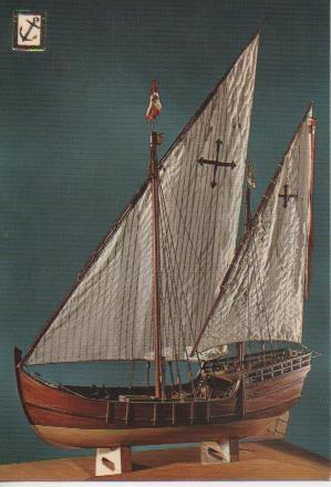 Postal E02450: Carabera Niña, Museo Maritimo de Barceelona
