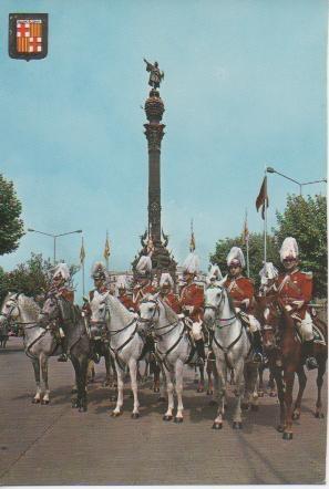 Postal E02445: Sección Montada Policia Municipal de Barcelona