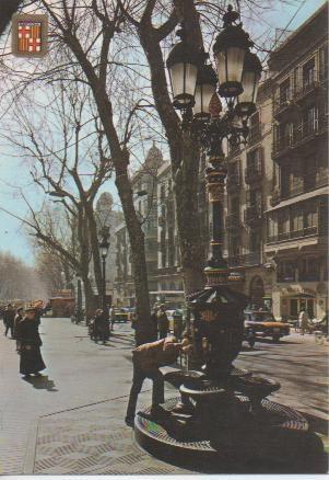 Postal E02431: Rambla de Canaletas, Barcelona